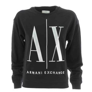 A/X Armani Exchange Maglia Felpa Garzata Donna Icon Period