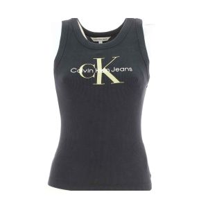 Calvin Klein Jeans Donna Canottiera Realizzata in morbida maglia a costine elasticizzata