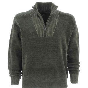 Armani Exchange Pullover Uomo Mezza Zip Tinta Unita Velour