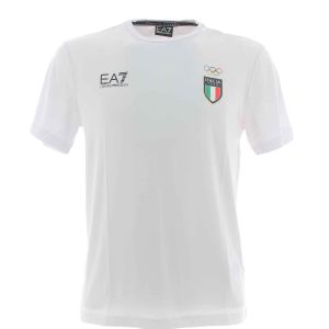 EA7 Emporio Armani Uomo T Shirt Manica Corta Giro Collo Olimpiadi 2024